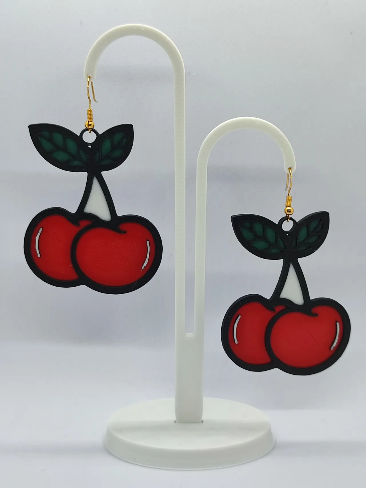 Pendientes cerezas view 3