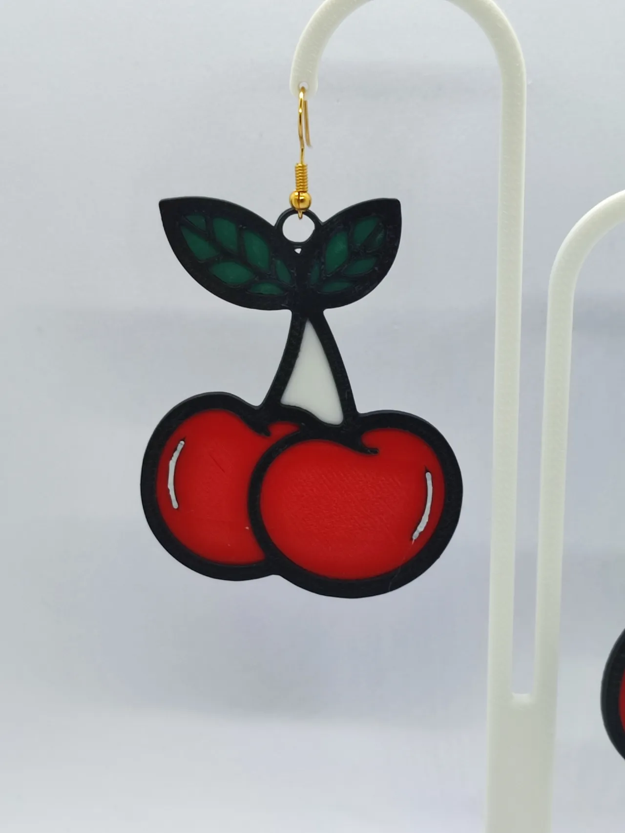 Pendientes cerezas view 4