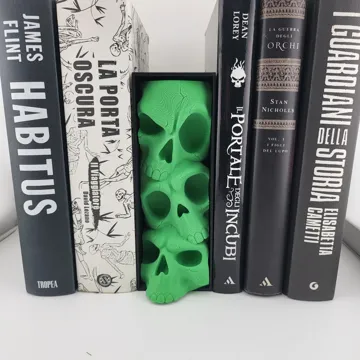Estante o repisa: Skull Book Nook Skeleton Bookshelf Insert Book — vista de referencia 3