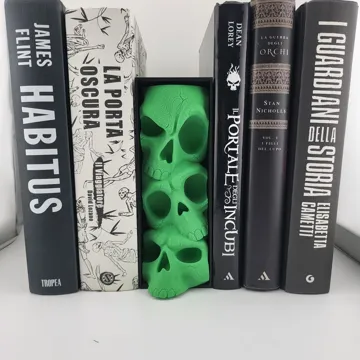 Estante o repisa: Skull Book Nook Skeleton Bookshelf Insert Book — vista de referencia 5