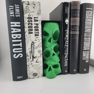 Estante o repisa: Skull Book Nook Skeleton Bookshelf Insert Book — vista de referencia 4