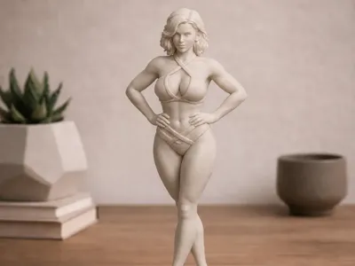 Woman in swimsuit