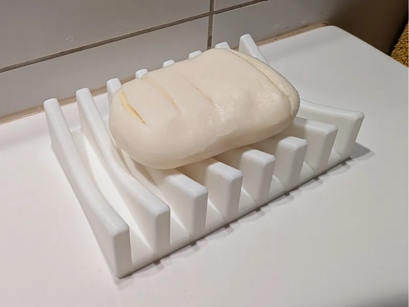 Self-draining Soap Holder | Say no to mushy soap!