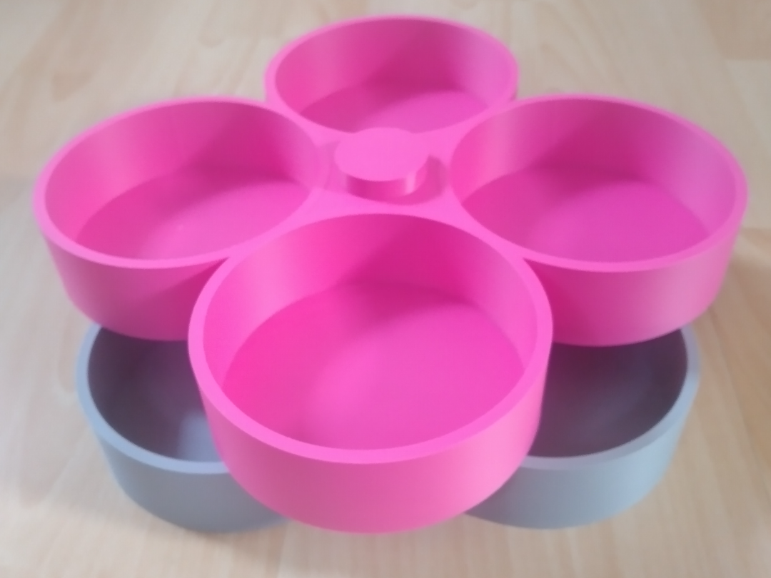 Flower Shaped Stackable Organizer