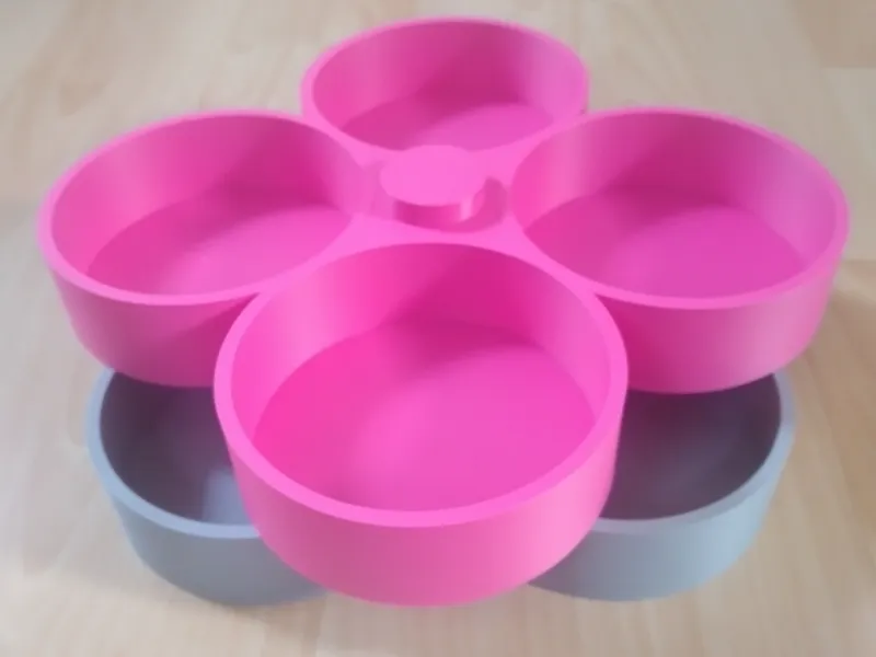 Flower Shaped Stackable Organizer