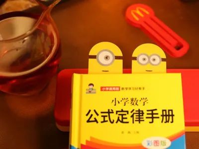 Minion bookmark, hair clip, receipt holder