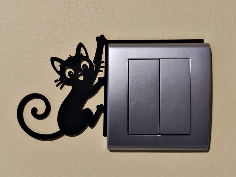 Light Switch Decoration – Cat 8
