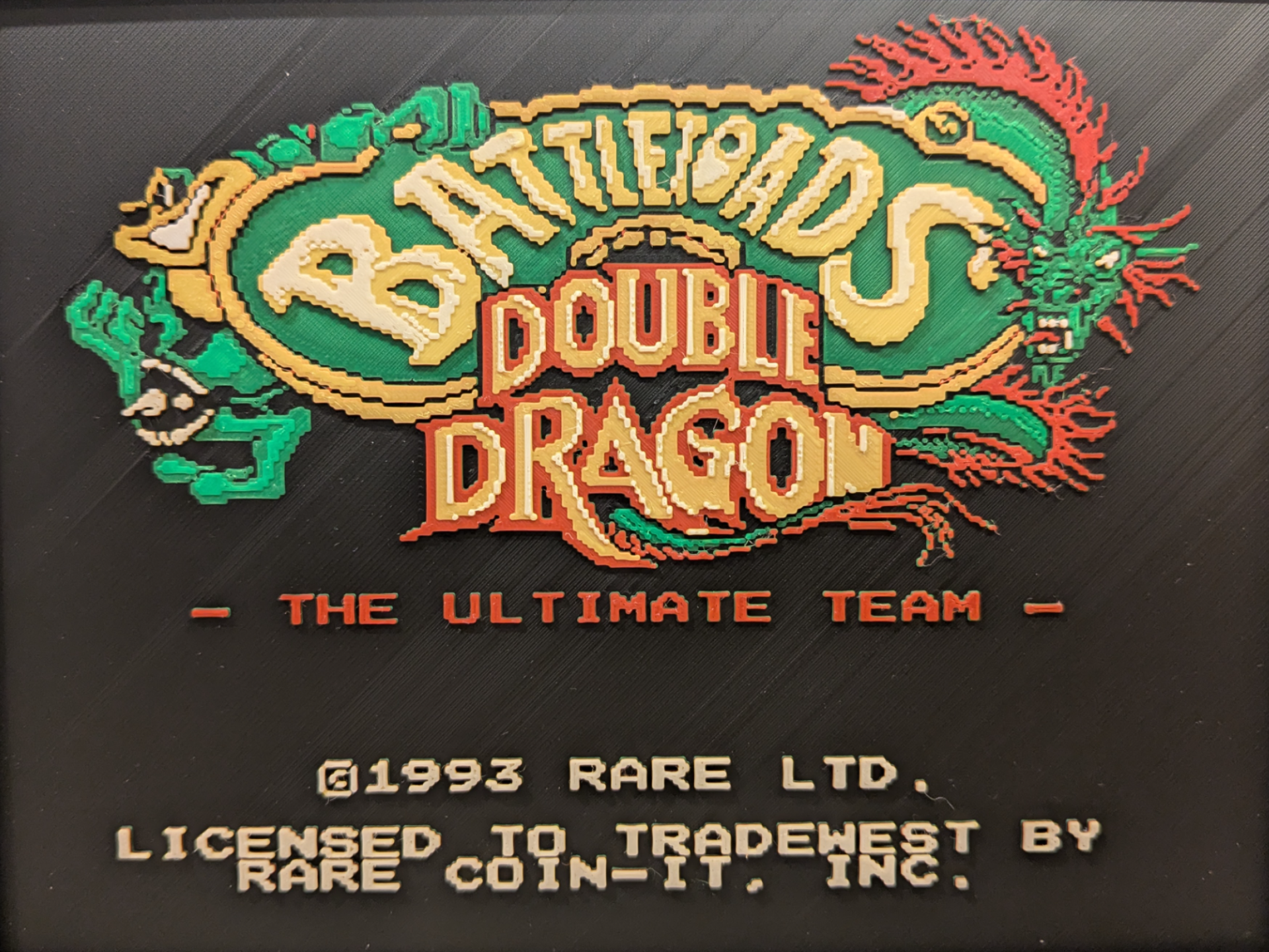 Battletoads and Double Dragon NES Title Screen