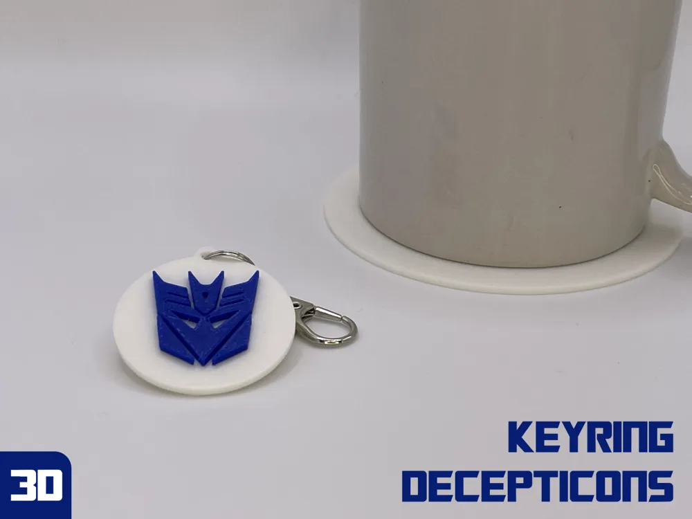 Decepticons Transformers Keyring [3D] by MalcTheOracle - MakerWorld