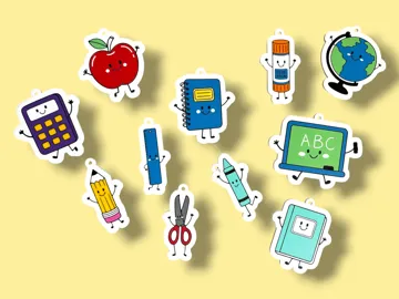 Llavero: Back to School Keychain Set — vista de referencia 3