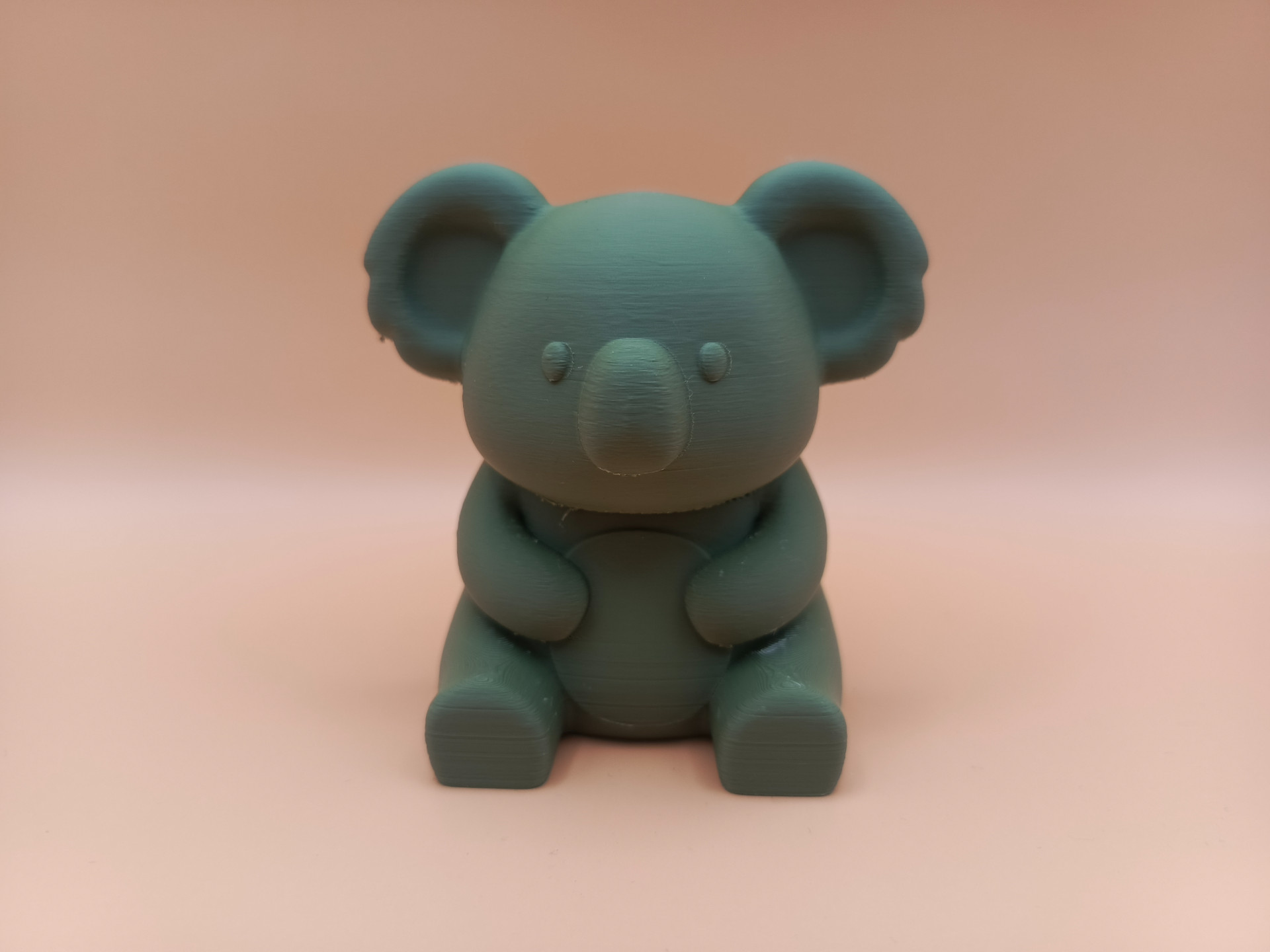 Smooth Chibi Koala Sculpture