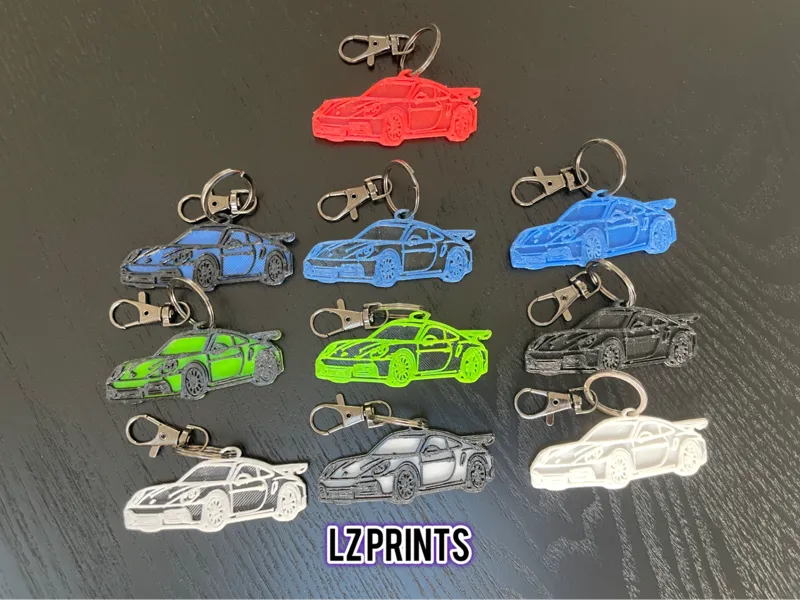 Porsche Keychain 