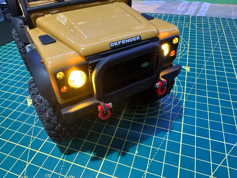 FMS FCX24M D90 Front Bumper With Shackles