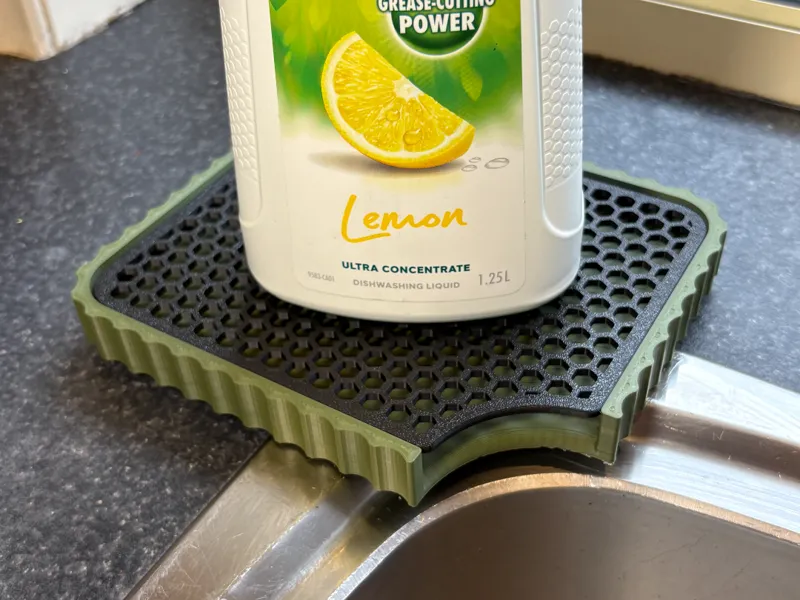 Kitchen Sink Soap / Sponge Tray Drainer