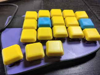 Simple Low Profile Keycap - Easy Print