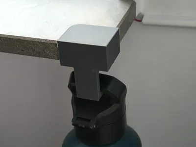 Window sill water bottle holder