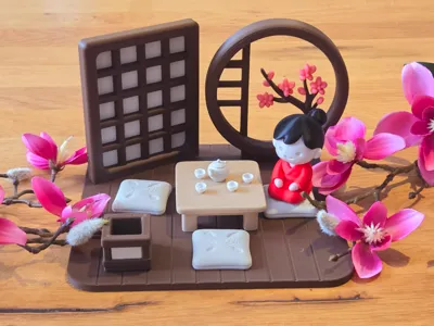 Tea Ceremony Diorama