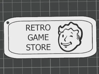 keychain retro game store
