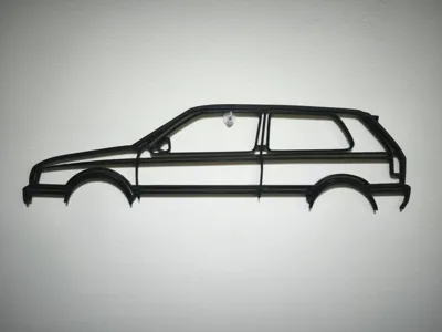 Silhouette Volkswagen Golf MK3