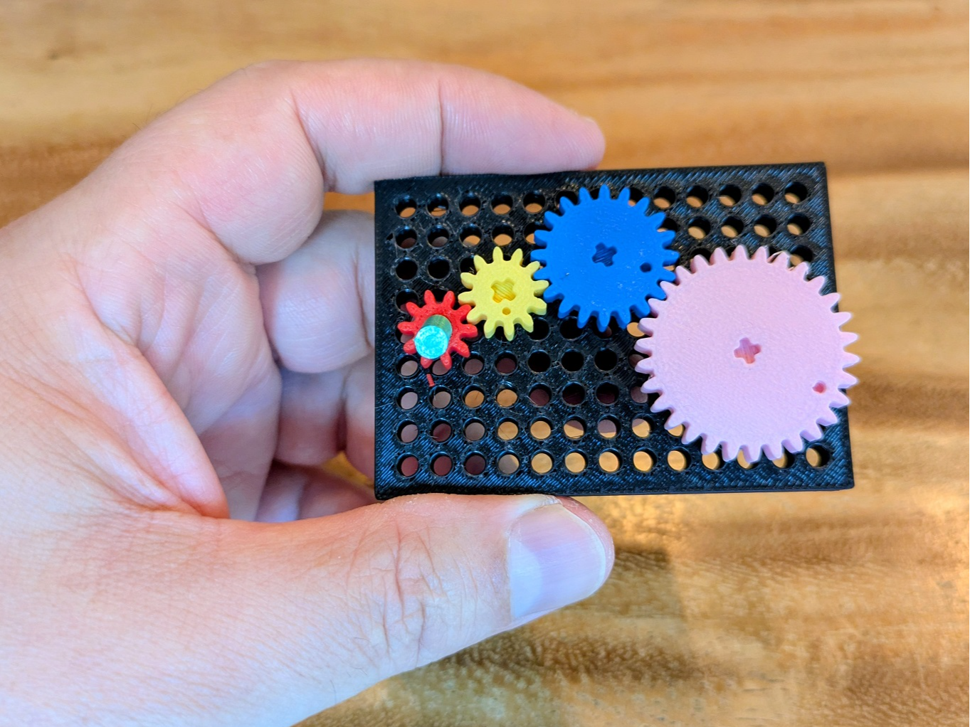 Simple Gear Set for Education