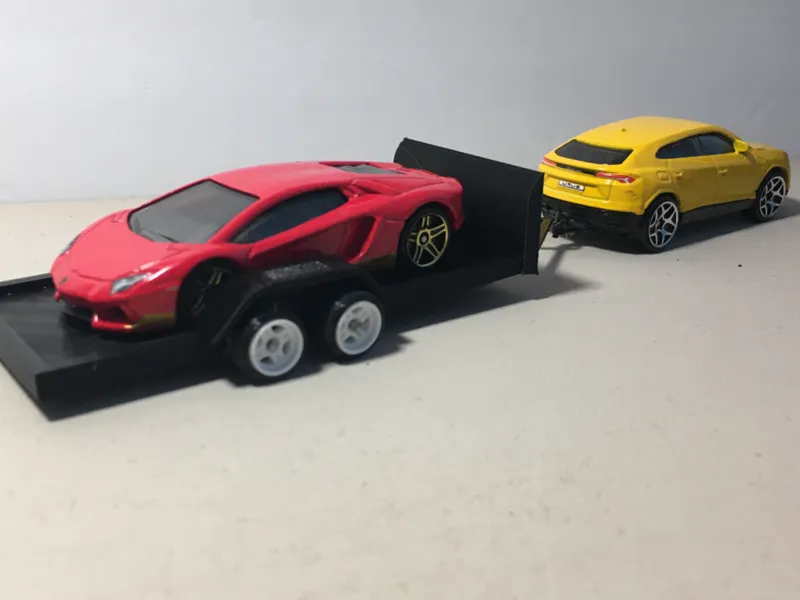 HOTWHEELSGREENLIGHT 1/64 CAR AUTO TRAILER