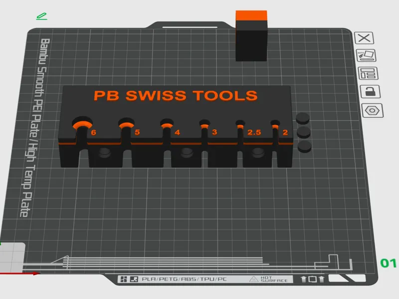 PB swiss allenwrench wall mount 2-6mm