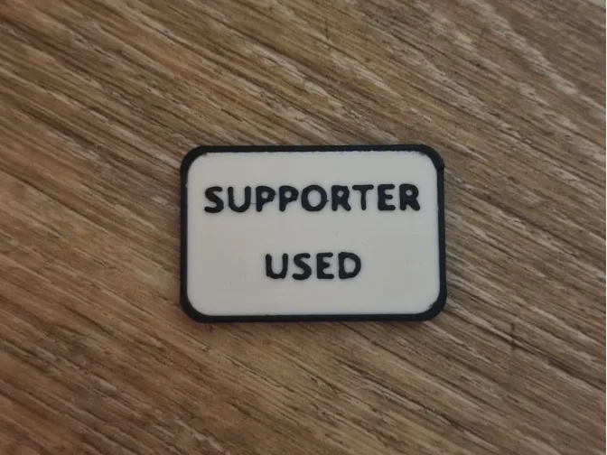 SUPPORTER USED TOKEN 