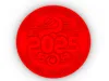 Year of the Snake Lucky Coin – No Supports (Single Color)