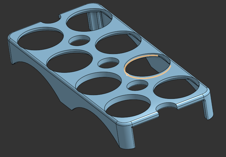 Miniatura 2 do modelo 3D Egg tray -  Modular, width 89mm, 5x2 eggs max