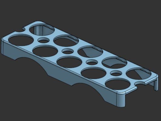 Egg tray -  Modular, width 89mm, 5x2 eggs max