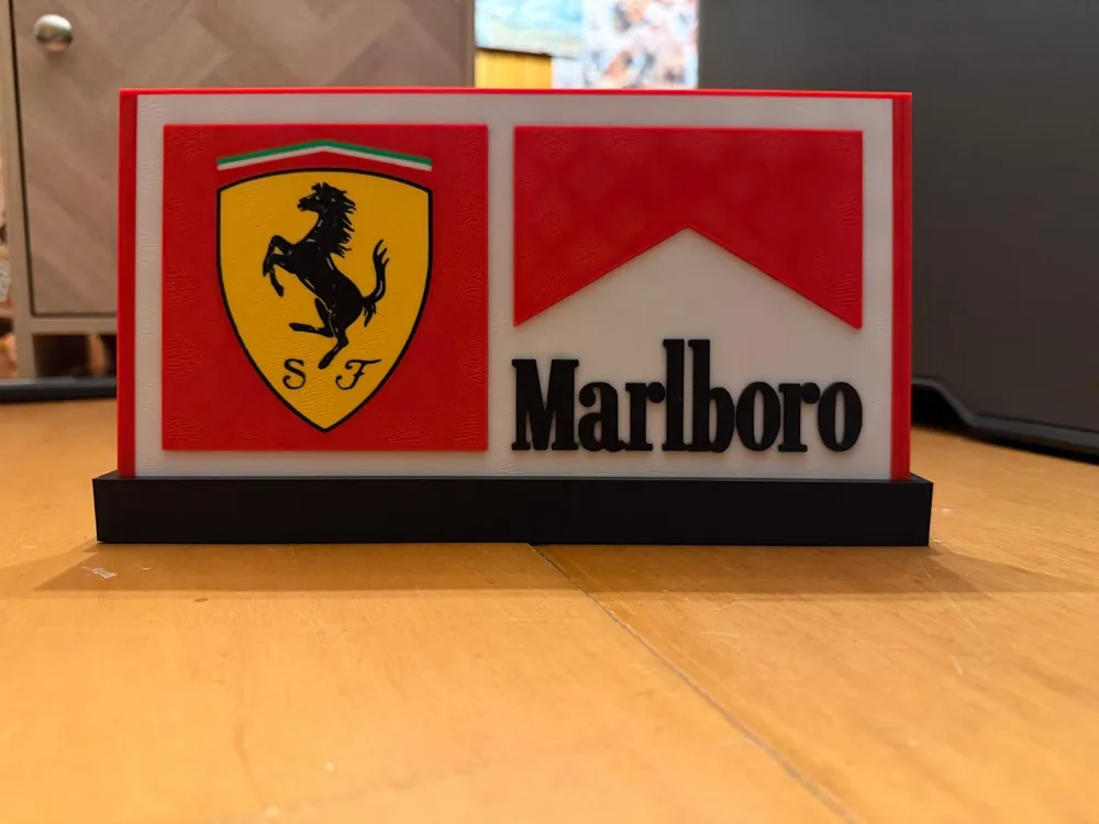 Ferrari Modello Placa Ferrari F1 - Modelo de impresión 3D gratuito - MakerWorld