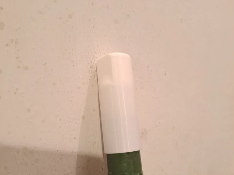 Mop stick end cover