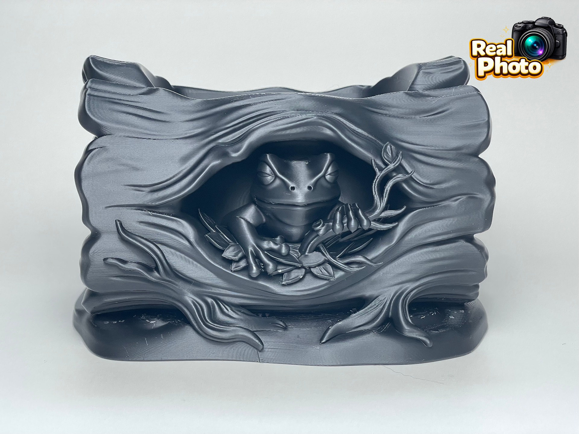 Frog Log Planter – Hidden Hollow Edition 