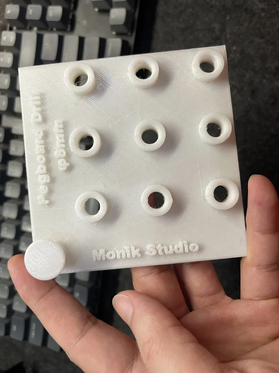 Pegboard Drill Guide (Ø8 mm | 30 mm Spacing) view 2