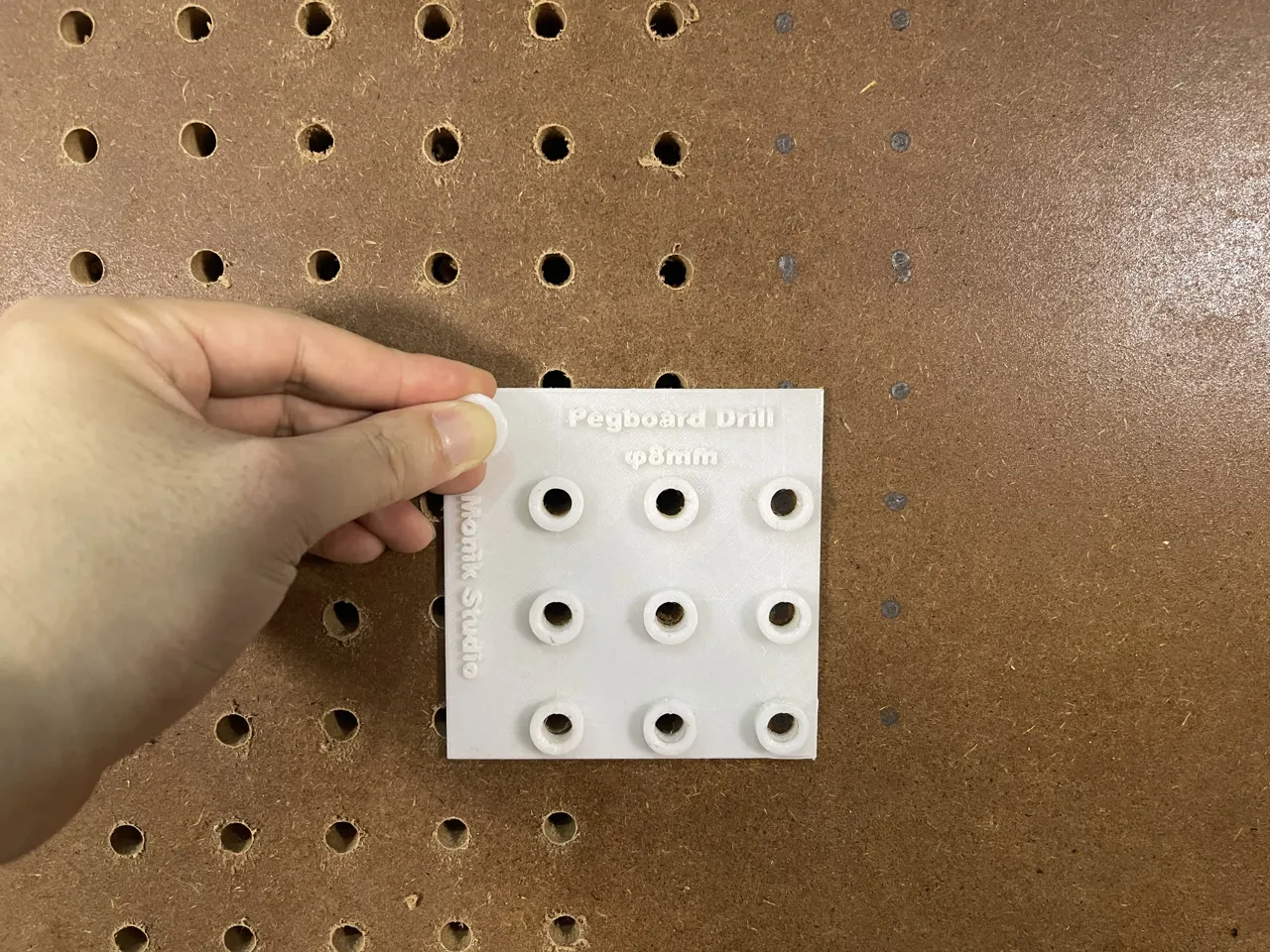 Pegboard Drill Guide (Ø8 mm | 30 mm Spacing) view 4