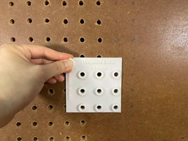 Pegboard Drill Guide (Ø8 mm | 30 mm Spacing)