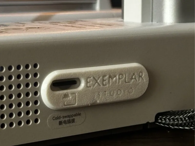 A1 Mini Dust Cover AMS Port, Blank Model