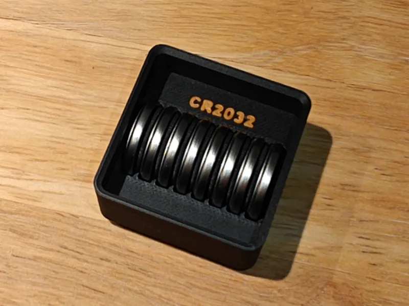 Gridfinity CR2032 battery bin