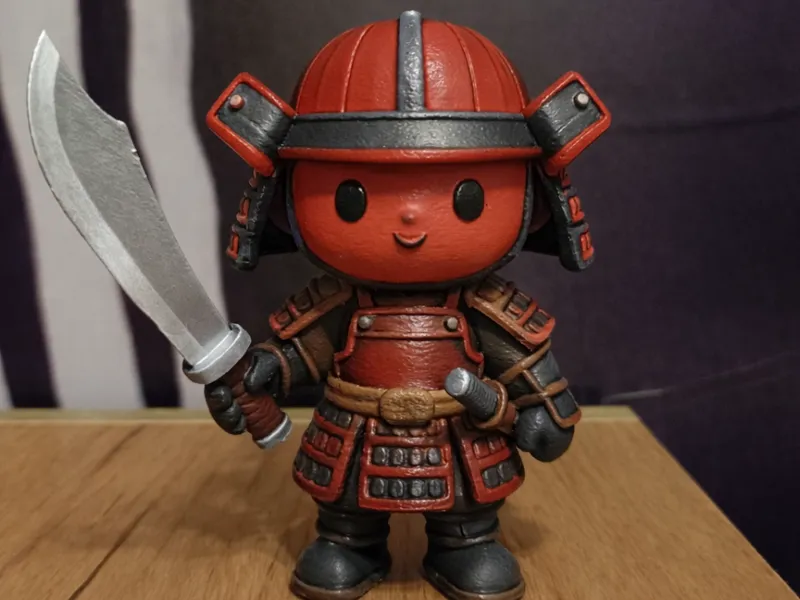 Cute Samurai Figurine