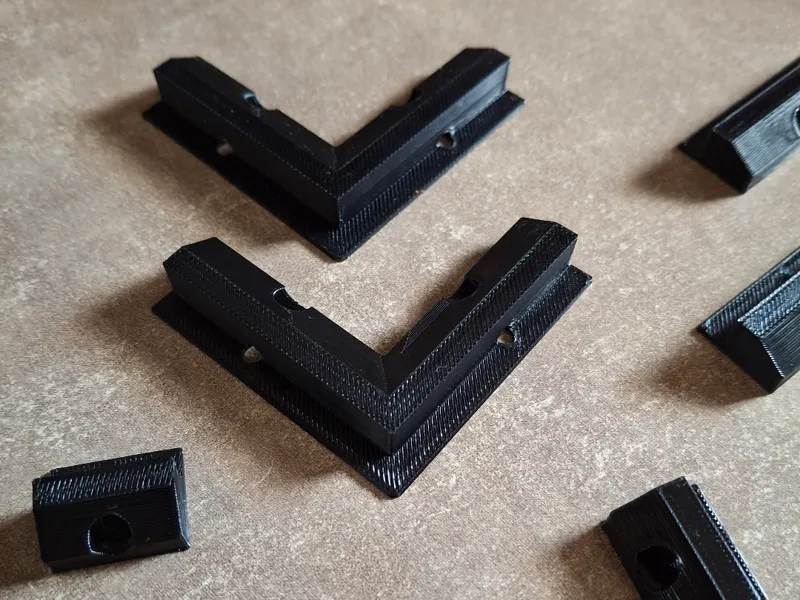 Furniture backboard wedges