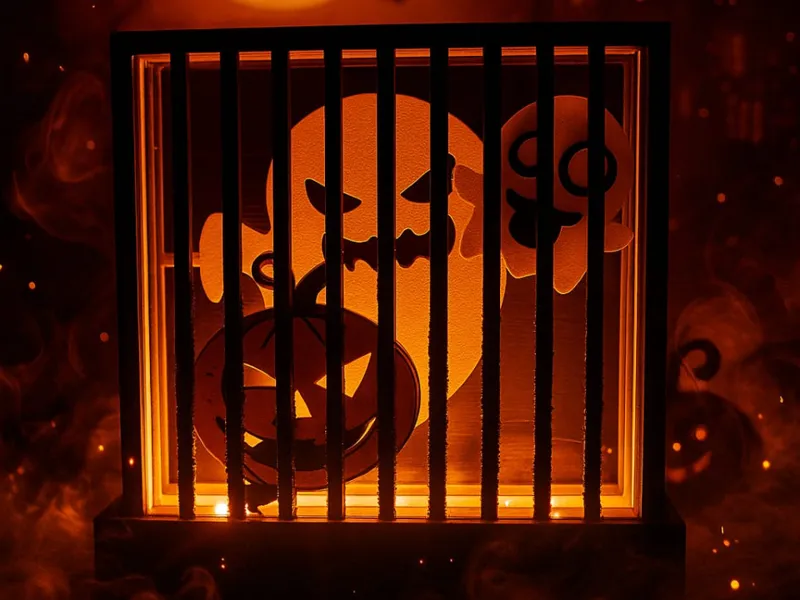 halloween shadowbox