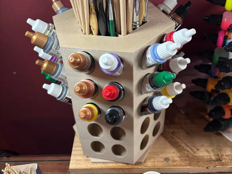 Army paint/reaper paint bottle holder 60 count