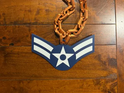 USAF A1C Rank for Oversized Necklace