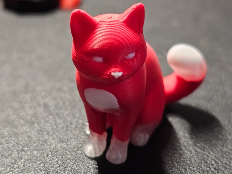 Kitsune Cat sculture