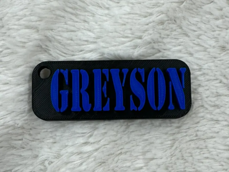 Greyson Name Tag