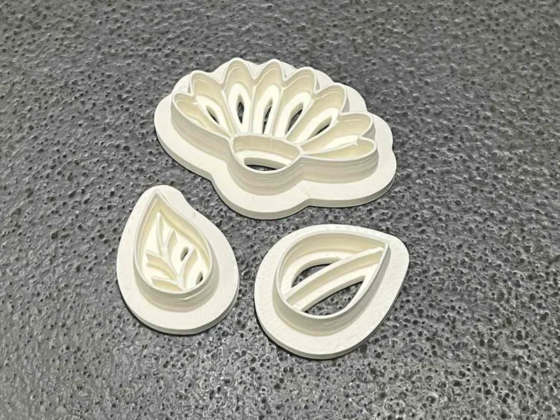 Flower and Leaves series Polymer Clay Cutter Arts