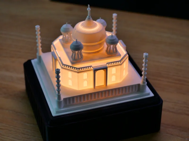 Taj Mahal LED Desk Decoration