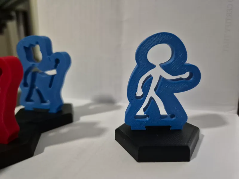 stick figure silhouette OG meeple