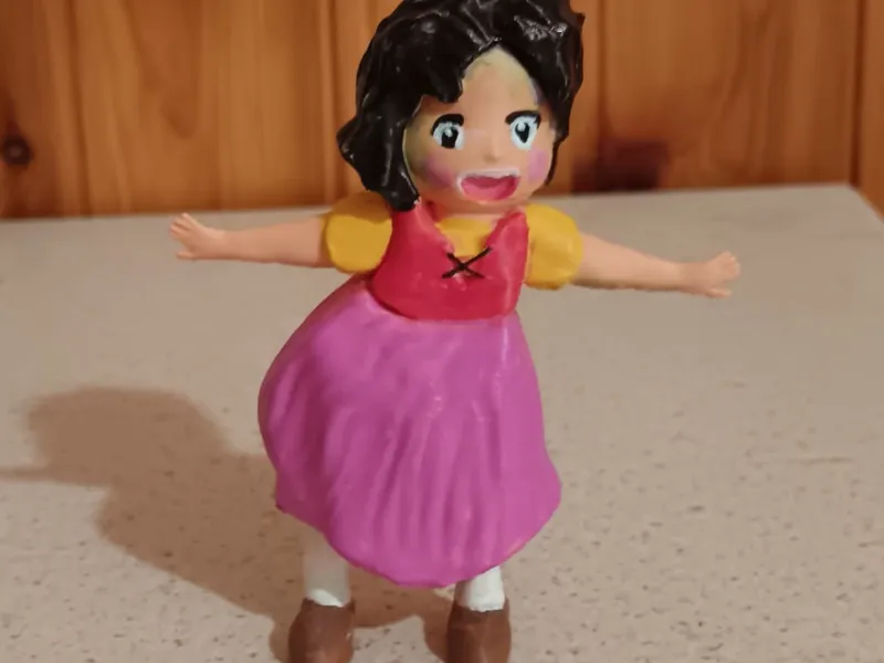 Heidi 3D Model - Single-Piece