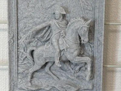 Napoleon Bonaparte: Mixed Relief 3D Wall Art